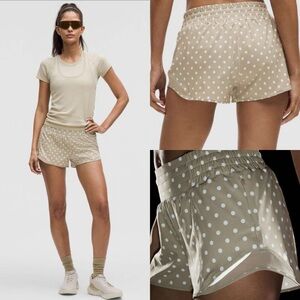 Lululemon Hotty Hot High-Rise Lined Short 2.5"
Simple Polka White Sheer Oak